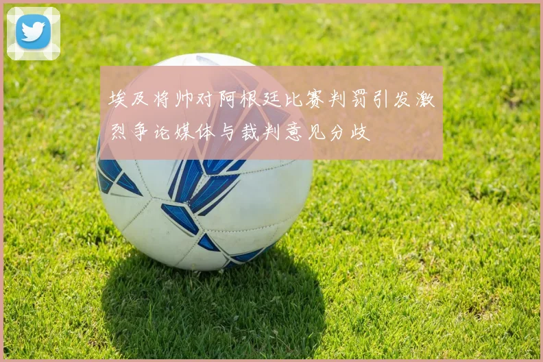 埃及将帅对阿根廷比赛判罚引发激烈争论媒体与裁判意见分歧